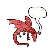 flying dragon with speech bubble N3