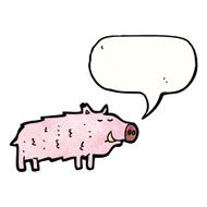 Cartoon Pig N83