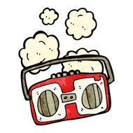 cartoon retro radio N11