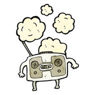 cartoon retro radio N13