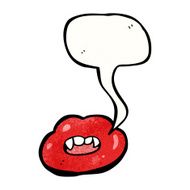 sexy lips cartoon N13