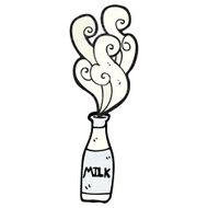 Cartoon Milk Bottle N12