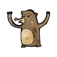 Cartoon Bear N163
