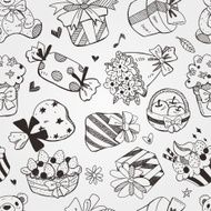 pattern doodle birthday seamless