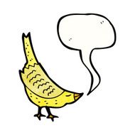 Cartoon Bird N561