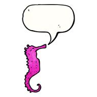 Cartoon Seahorse N50
