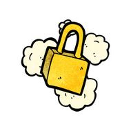 Cartoon Padlock N59