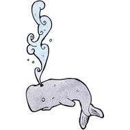 Cartoon Whale N136