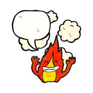 cartoon fire character N9