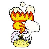 lotus flower with speech bubble cartoon N6