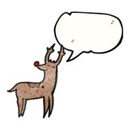 Cartoon Reindeer N111