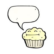 cartoon cupcake N231
