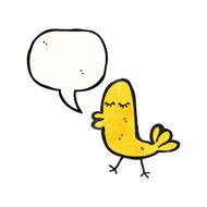 bird singing cartoon N3
