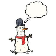 Cartoon Snowman N115