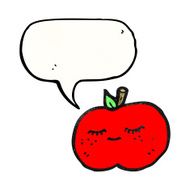 cute apple cartoon N8
