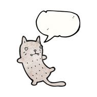 funny cartoon cat N272