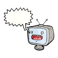cartoon television set (raster version) N5