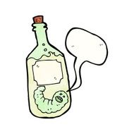 cartoon tequila bottle N10