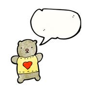 cartoon teddy bear N502