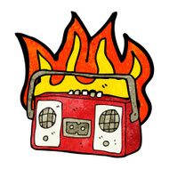 cartoon retro radio N14