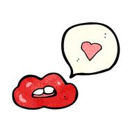 sexy lips cartoon N14