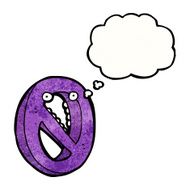 Cartoon Number Zero N12
