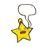 christmas star decoration cartoon character N3