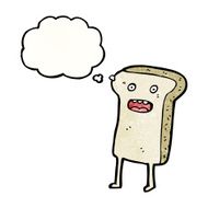 sliced bread cartoon character N29