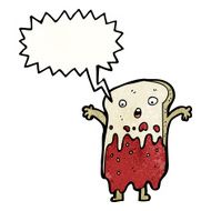 sliced bread cartoon character N31
