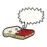 sliced bread cartoon character N34