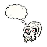spooky skull cartoon N52