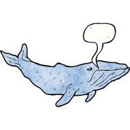 Cartoon Whale N137