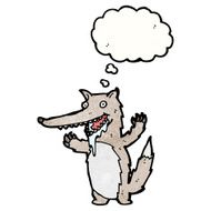 Hungry Wolf Cartoon N6
