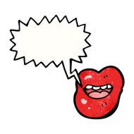 sexy cartoon lips N22