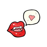 sexy vampire cartoon lips N7