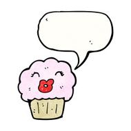 cartoon cupcake N232