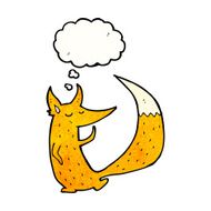 Cute Little Fox Cartoon N6