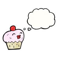 cartoon cupcake N233