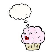 cartoon cupcake N235