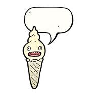 cartoon ice cream character N6