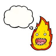 Fire Cartoon Character N12