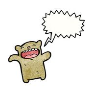 cartoon teddy bear N506