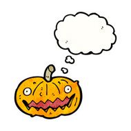 spooky halloween pumpkin cartoon N13