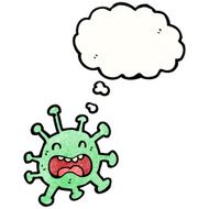 funny cartoon germ N8