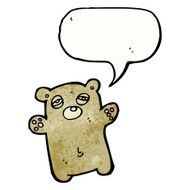 tired teddy bear cartoon N3