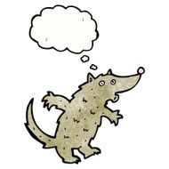 surprised wolf cartoon N2