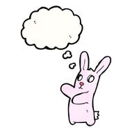 spooky rabbit halloween cartoon N6
