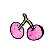 cartoon cherries N48
