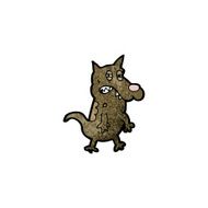 cartoon little dog N157