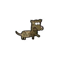 cartoon little dog N158